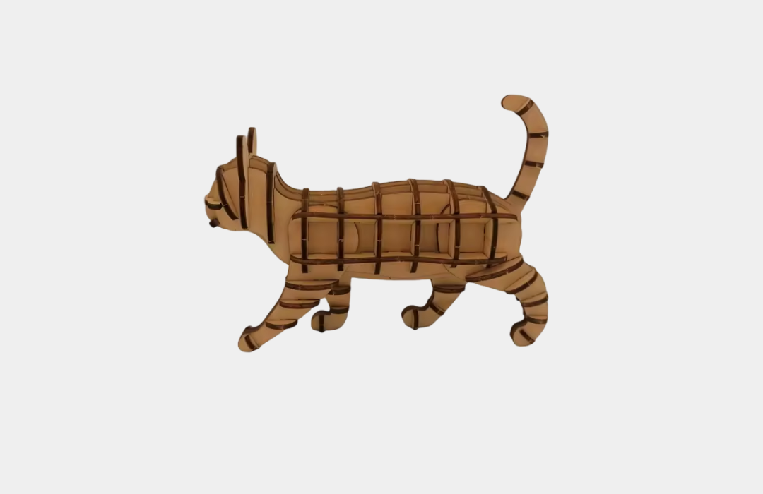 Puzzle 3D - Walking Cat