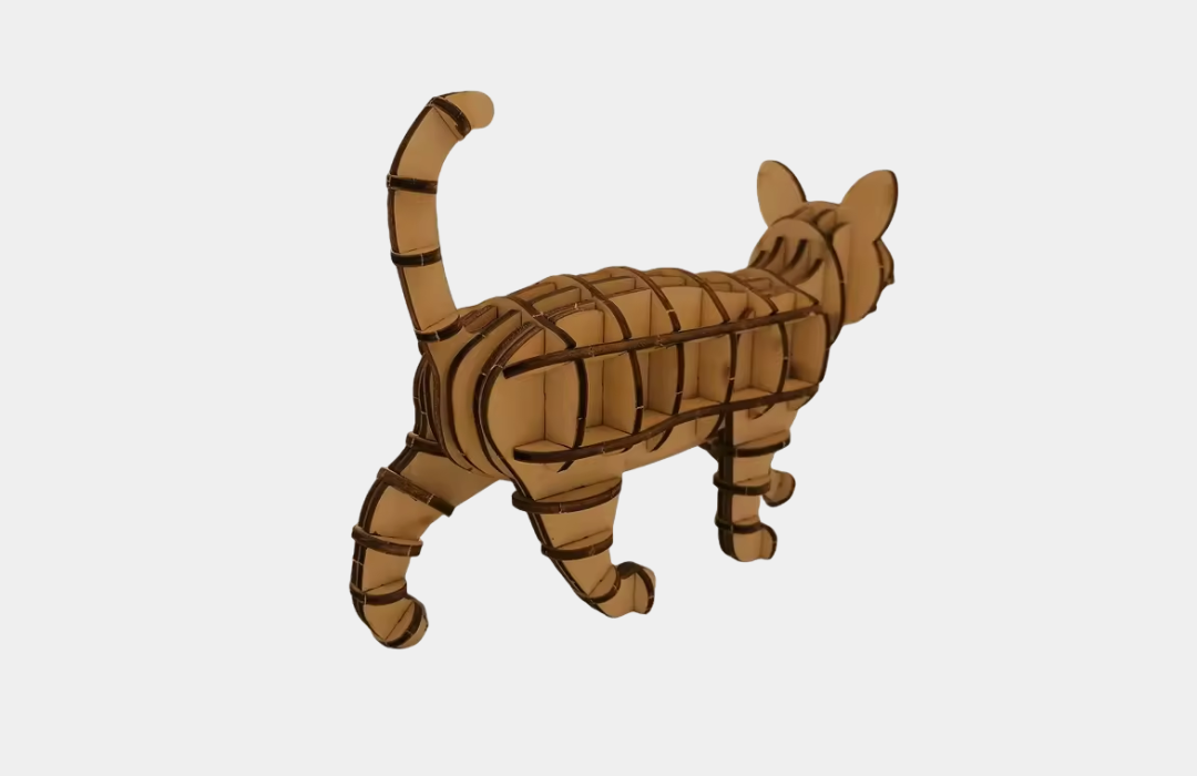 Puzzle 3D - Walking Cat