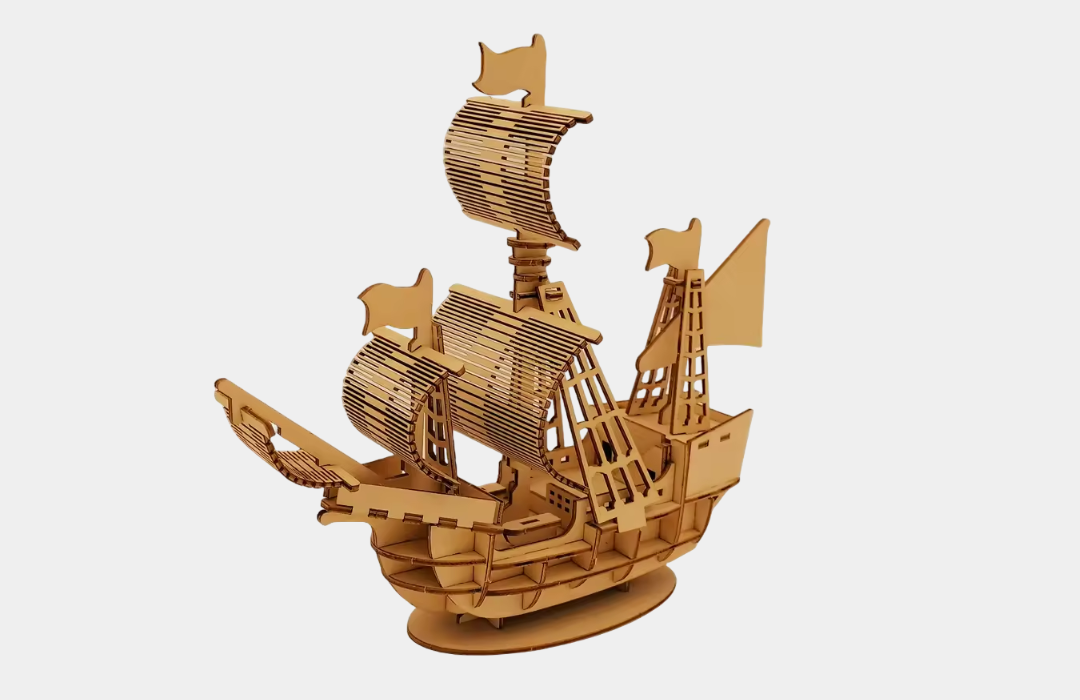 Puzzle 3D - Sailboats