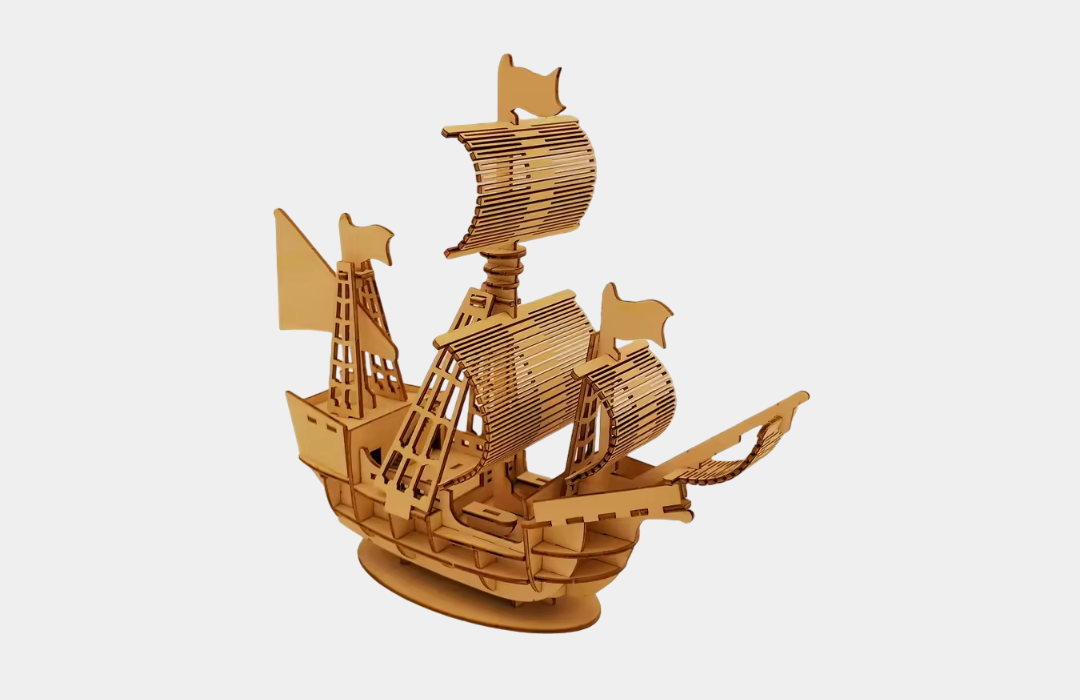 Puzzle 3D - Sailboats