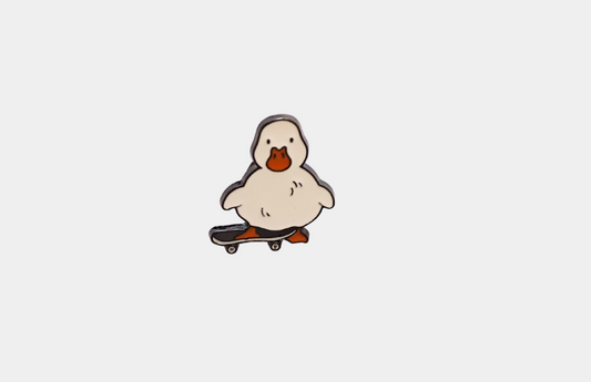 Insigna Duck - skateboard